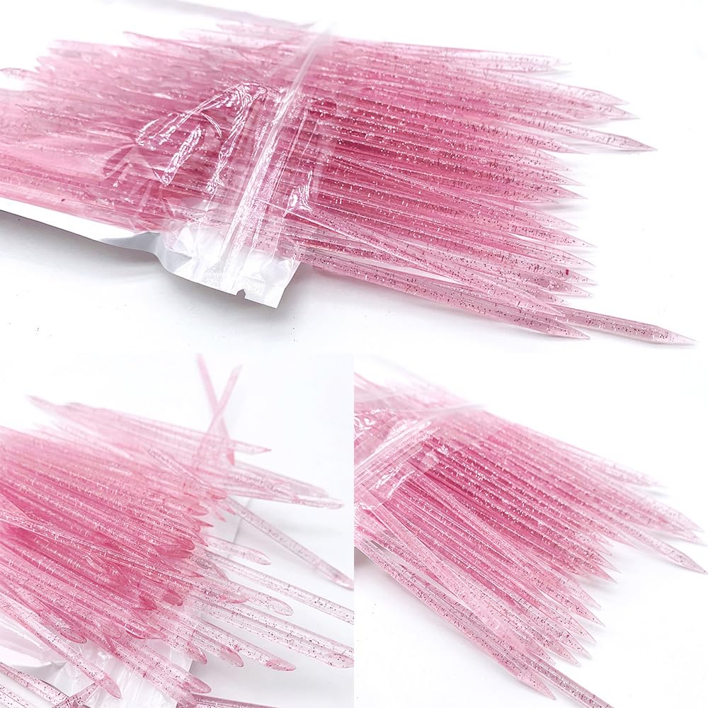 100 Set Press On Nail Tool Kit, Including 100pcs Mini Nail Buffer, 100pcs Nail File, 100pcs Nail Stick, 100pcs OPP Bag, Disposable Manicure Kit for Nail Salon Home