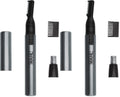 WAHL Micro Groomsman Personal Trimmer, Battery Powered | Rinseable Heads | Interchangeable Heads | For Facial Detailing | Model 05640-600
