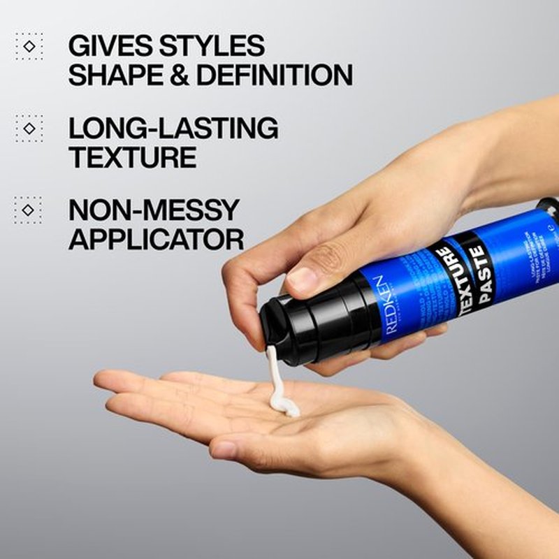 Redken Long-Lasting Styling Paste For All Hair Types - Adds Long-Lasting Texture & Definition With Flexible Control, Medium Hold