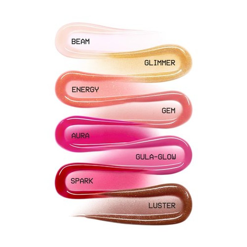 Smashbox Halo Plump + Glow Lip Gloss | Non-Sticky, Hydrating, Plumping Lip Gloss with 6-Hour Shine | Hyaluronic Acid and Vitamins C+E, 0.14 Fl Oz, Beam