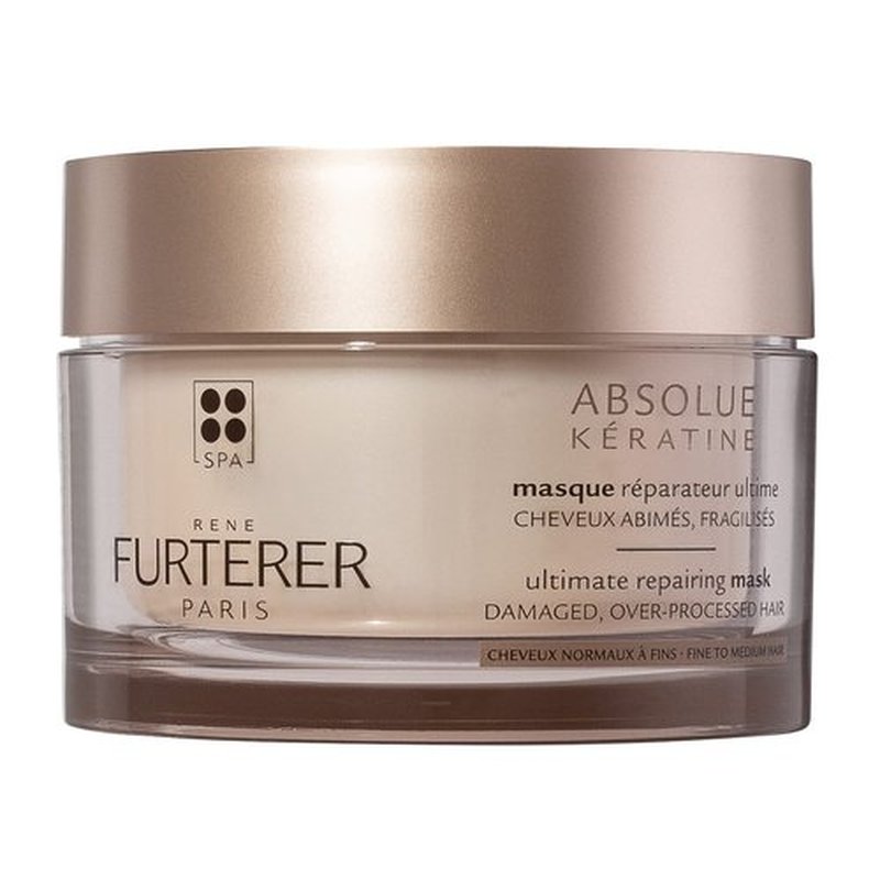 Rene Furterer ABSOLUE KERATINE Regenerating Mask - Repair Damaged Fine to Medium Hair - Restore Shine & Strength