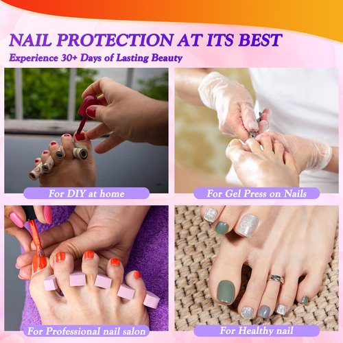 Long Square Toe Nail Tips for Wide Nail Beds, Matte Pre-shaped Full Cover False Toenails Gel Tips Press on Nails, Summer Toe Tips for Soak off Gel Extension at Home DIY(300PCS 15SIZE)