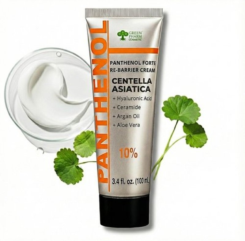 Centella Asiatica + Ceramide Moisturizer with 10% Panthenol – Intensive Skin Barrier Repair Cream Forte for Redness, Acne, Burns, Post-Procedure – Psoriasis & Irritation Care 3.4oz