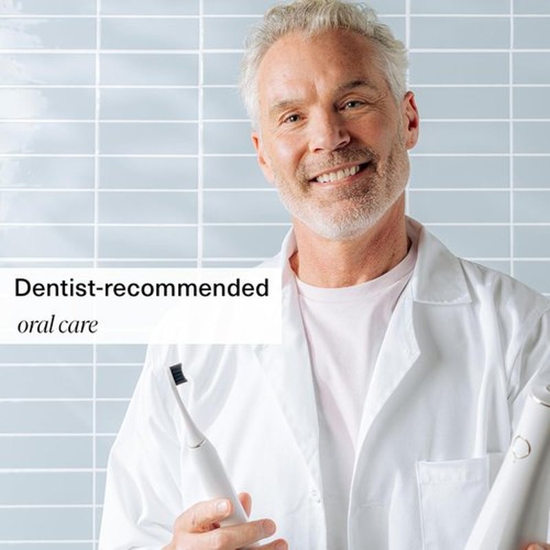 Boka Electric Toothbrush - Rechargeable Sonic Power for Deep Cleaning - 2 Heads & Charging Base