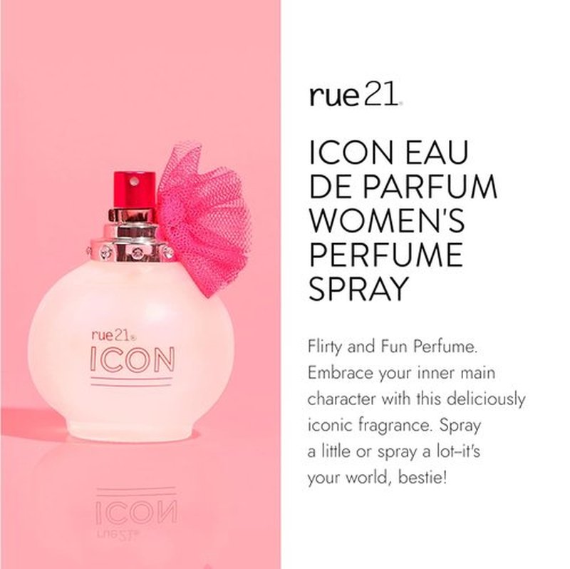 Rue 21 Icon Eau De Parfum Women's Perfume Spray - Captivating Fragrance | 1.7 fl oz (50 ml)