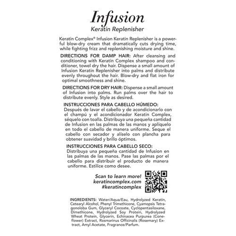 Keratin Complex - Infusion Keratin Replenisher for Smooth, Healthy Hair | 8 Fl Oz