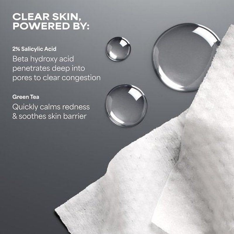 Paula's Choice SKIN PERFECTING 2% BHA Exfoliating Pads - Clear Blackheads & Minimize Pores, 60 Count