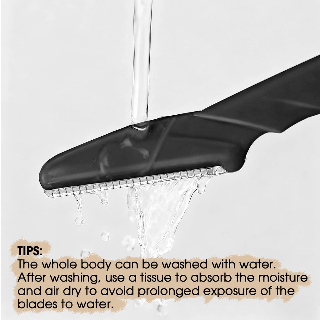 Beard Bib Apron for Men, Eyebrow Trimming Bib for Women, Christmas Gift for Shaving Beard, Hair & Eyebrow Hair Clippings, Waterproof Non-Stick Grooming Cloth with 5 Eyebrow Razors & 3 Suction Cups