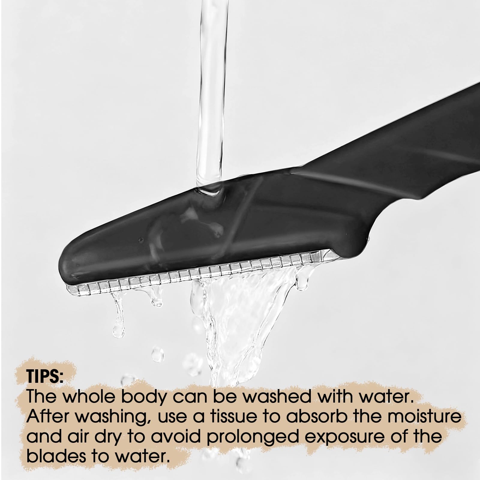 Beard Bib Apron for Men, Eyebrow Trimming Bib for Women, Christmas Gift for Shaving Beard, Hair & Eyebrow Hair Clippings, Waterproof Non-Stick Grooming Cloth with 5 Eyebrow Razors & 3 Suction Cups