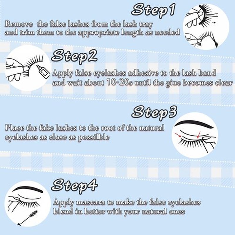FOINEMYED 21 Pairs False Eyelashes 3 Styles Mixed Strip Lashes 18-25mm Fluffy Eyelashes Pack 8D Volume Super Soft Faux Mink Lashes D Curl Eyelashes