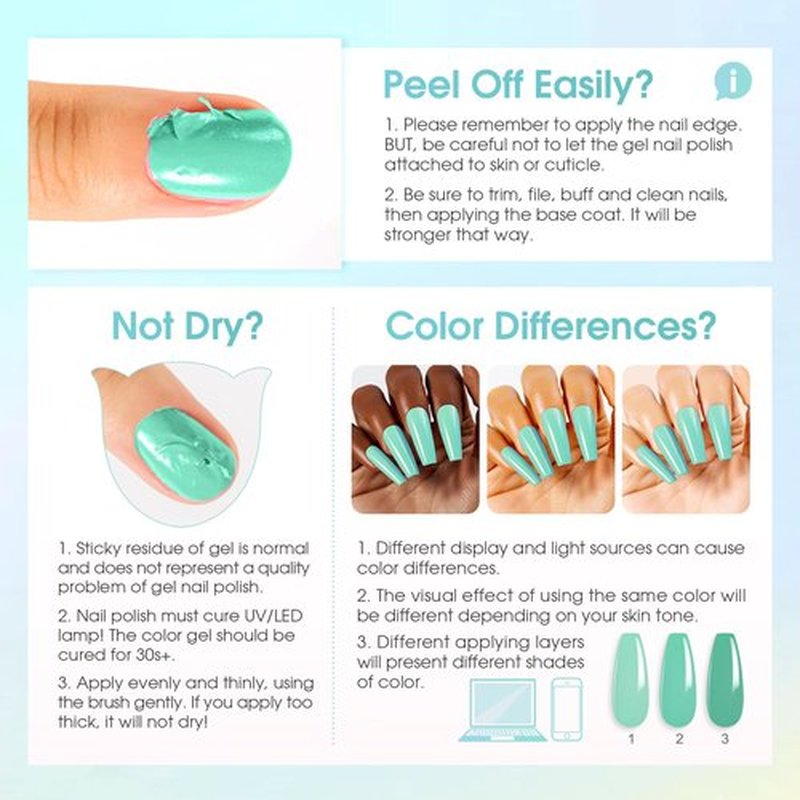 ROSALIND 24Pcs Neon Gel Nail Polish Set with Gel Base and Matte Glossy Glitter Top Coat, Bright Neon Colors Nail Gel Polish Soak Off UV Manicure Rainbow Nail Art