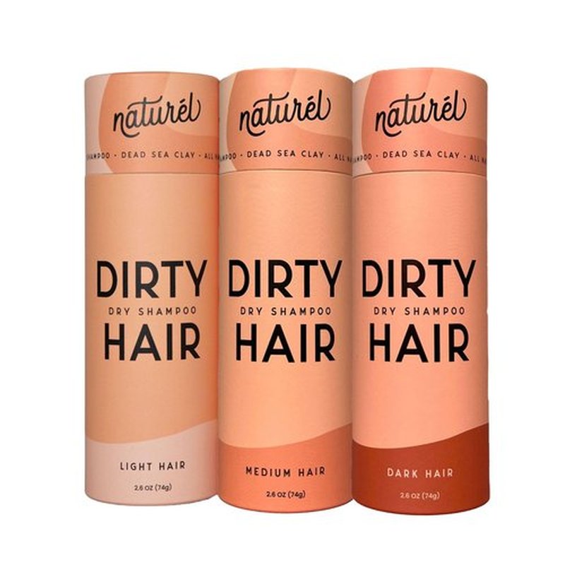 Naturel Loxy Dry Shampoo Volumizing Powder for Blonde Hair | Non Aerosol | Made in USA, No Benzene | Vegan, Talc Free, Aluminum Free | Essential Oils | 2.6 oz