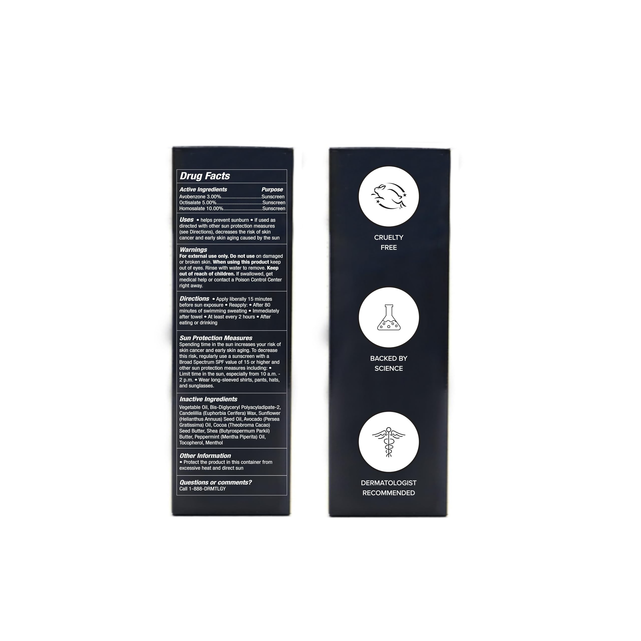 DRMTLGY SPF 25 Lip Balm – Hydrating & Nourishing Lip Protection with Avocado, Shea Butter & Cocoa Butter – Broad Spectrum UVA UVB Shield – Non-Sticky, Smooth Finish – .25 oz