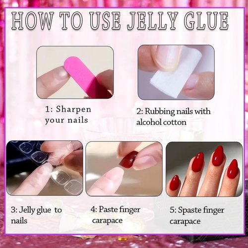 30Pcs Gowabory Almond Press on Nails Medium Fake Nails with 3D Aurora Water Ripple Gilded Bow Flashing Cat's Eye Designs, Summer Fall Acrylic Artificial False Nails Press Ons Stick On Nails for Women