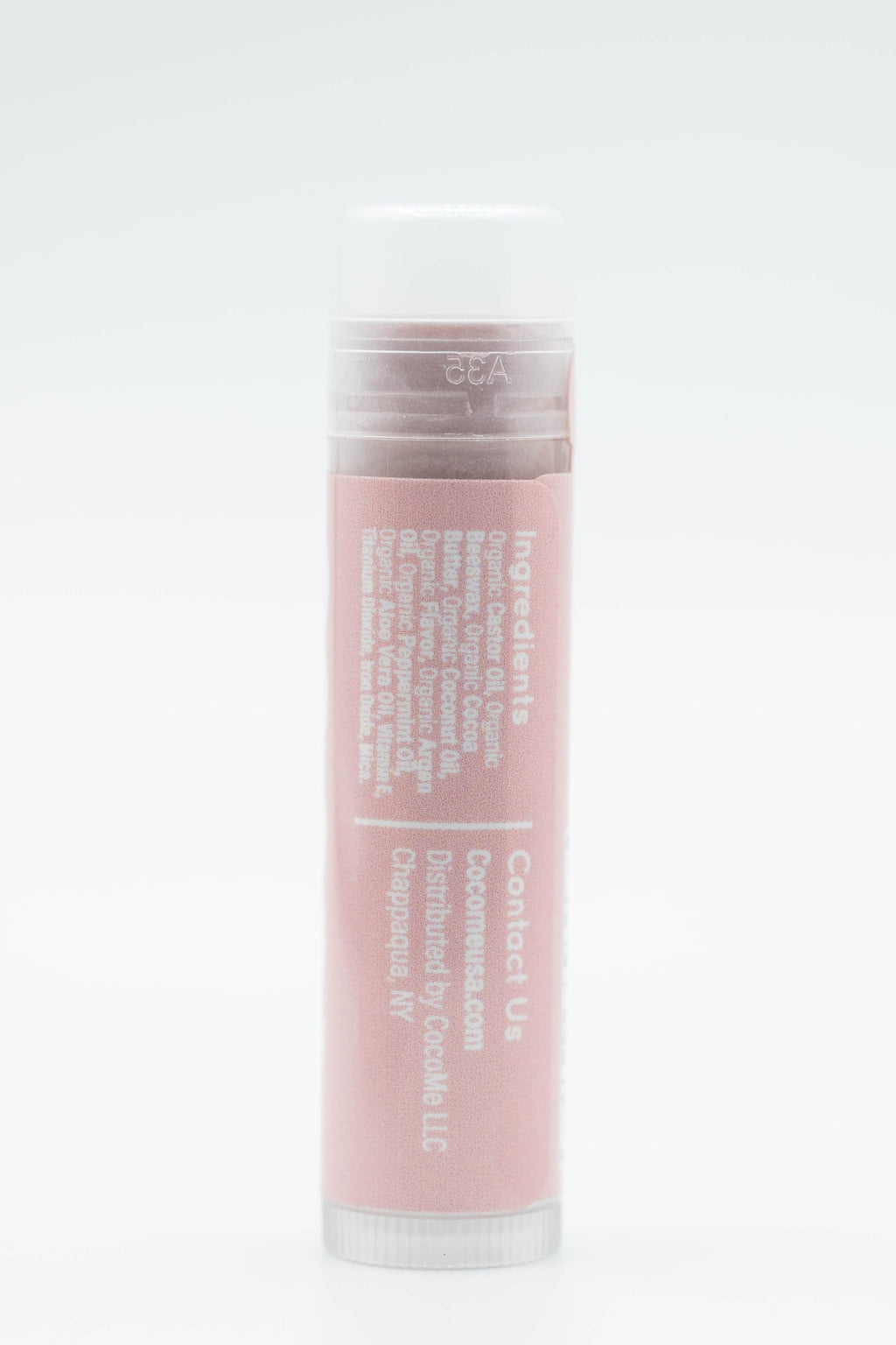 CocoMe Color Tinted Lip Balm (Shimmer) -All Natural Organic Coconut Oil and Beeswax for moisture and nourishment