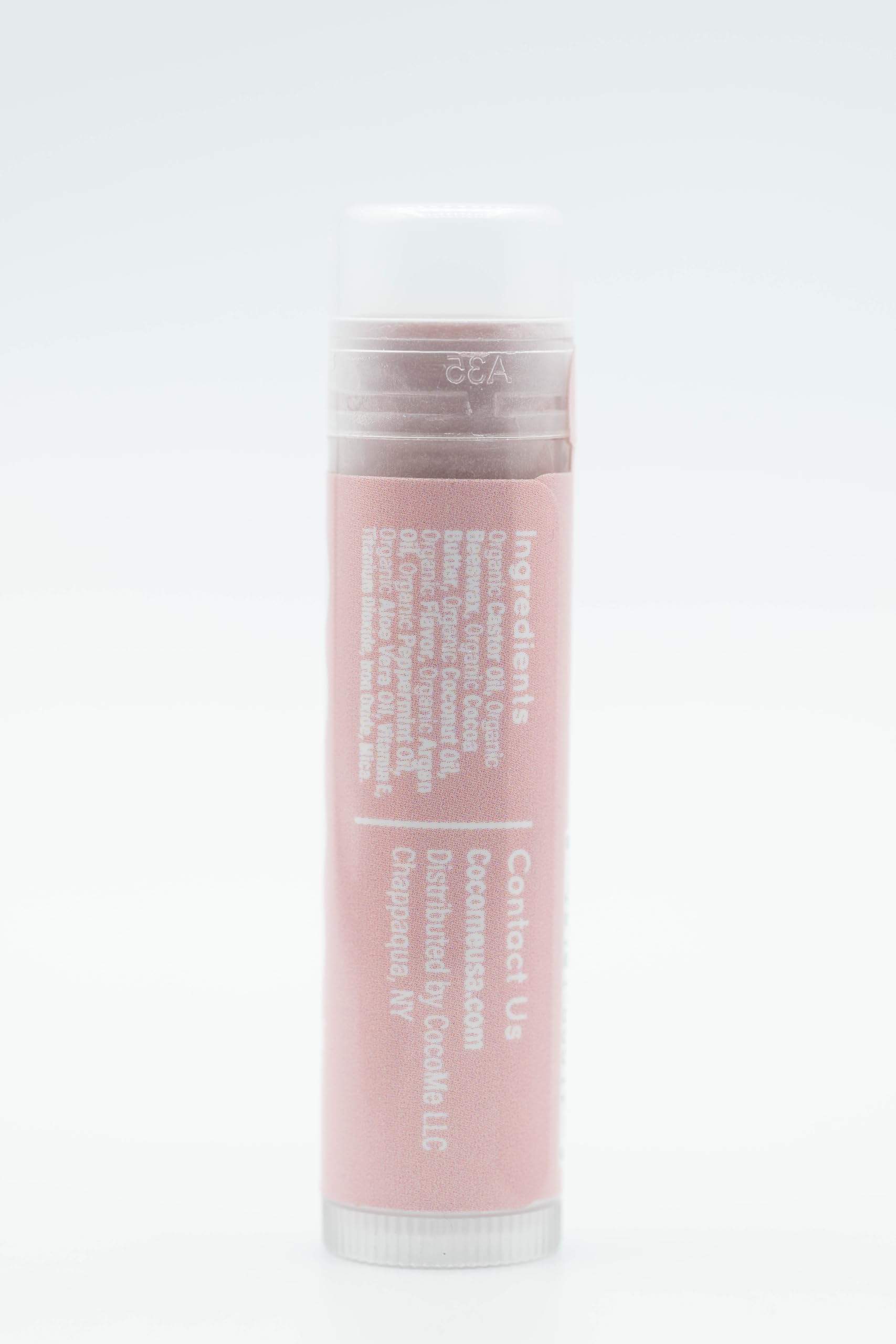 CocoMe Color Tinted Lip Balm (Shimmer) -All Natural Organic Coconut Oil and Beeswax for moisture and nourishment