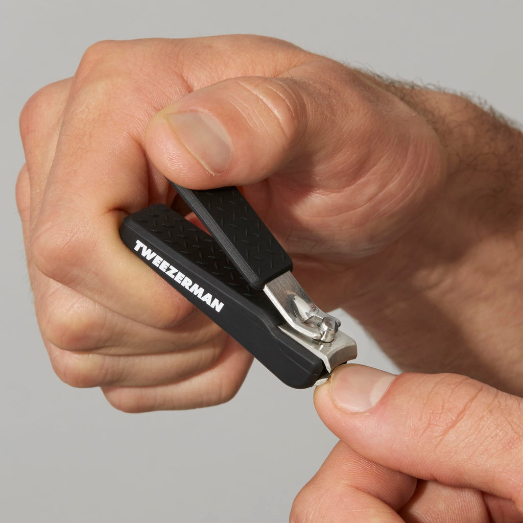 Tweezerman Precision Grip Fingernail Clipper Black
