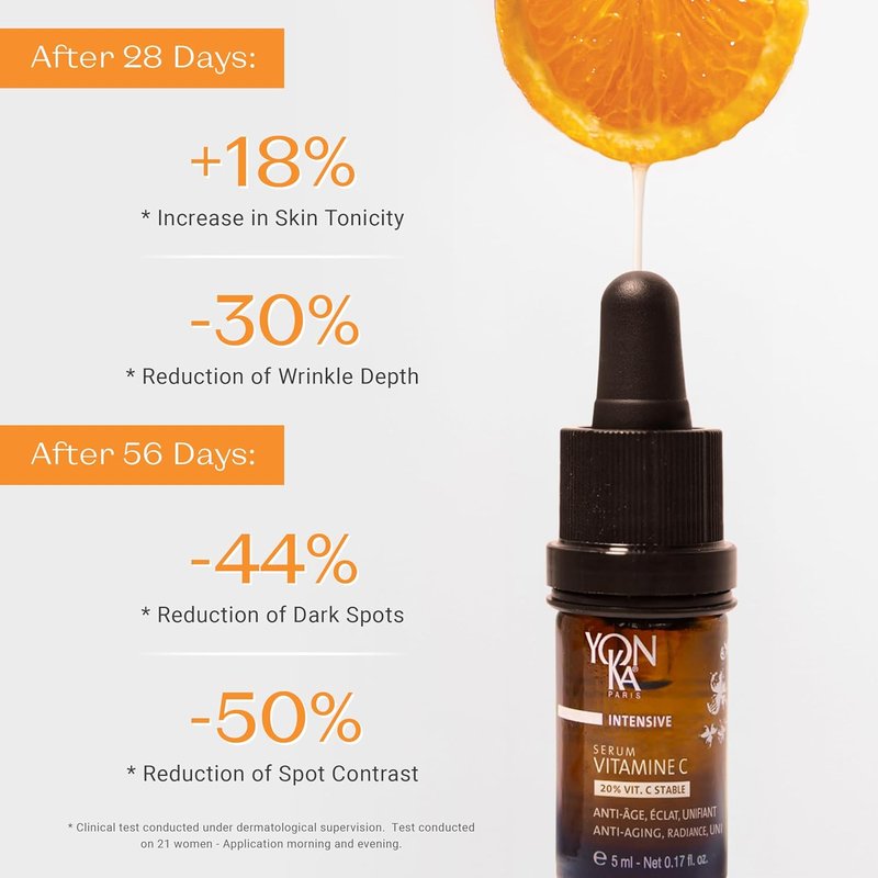 Yon-Ka 20% Vitamin C Serum - Concentrated Anti-Aging Face Treatment for Even Tone & Firm Skin
