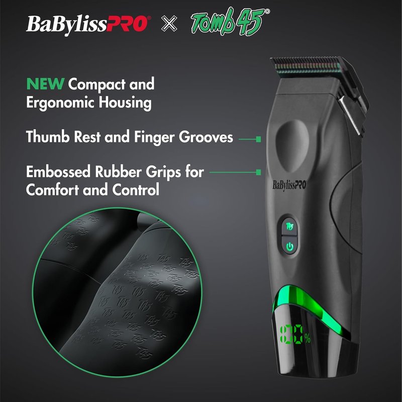 BaBylissPRO Wireless-Charging Clipper & Trimmer Set | Professional Grooming Tool
