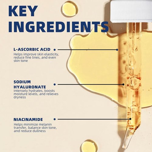 Regine Switzerland Vitamin C Serum 20% - Anti-Aging Face Serum for Radiant Skin & Fine Line Reduction