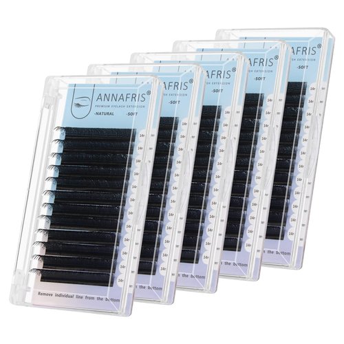 ANNAFRIS 4D YY Shape Eyelash Extension Makeup Mesh Net Cross 0.07 D Curl 8-15mm Mix 2D Y Shape Premade Fans Lash Extension Hand Woven Natural Soft Light Mink False Lashes (0.07 D, 8-15mm Mix)