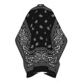 VERTEX&KAIBIN Barber Cape for men Hair Cutting,Black Paisley Cool cape designer,professional barber supply capes