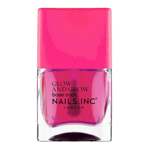 Nails Inc 45 Second Speedy Gloss - Sheer Pink Glow Vegan Nail Polish | Long Lasting & Quick Dry, 0.47 Fl Oz