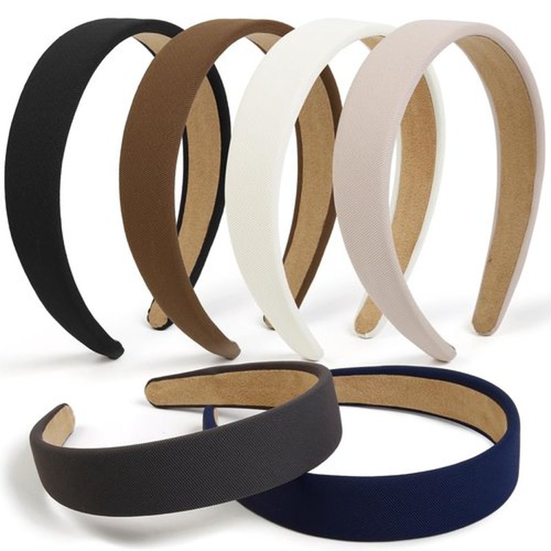 TERSE Headbands for Women Trendy Non Slip Headband for Girls Long Short Hair, Cute Ribbed Women Headbands Elastic Hair Bands Fashion Hard Head Band Accessories 1 Inch
