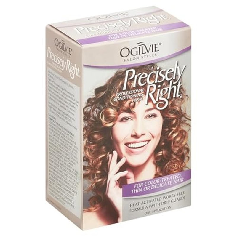 Ogilvie Salon Styles Professional Conditioning Perm Kit - Perfect for Color-Treated, Thin Hair - 1 Application