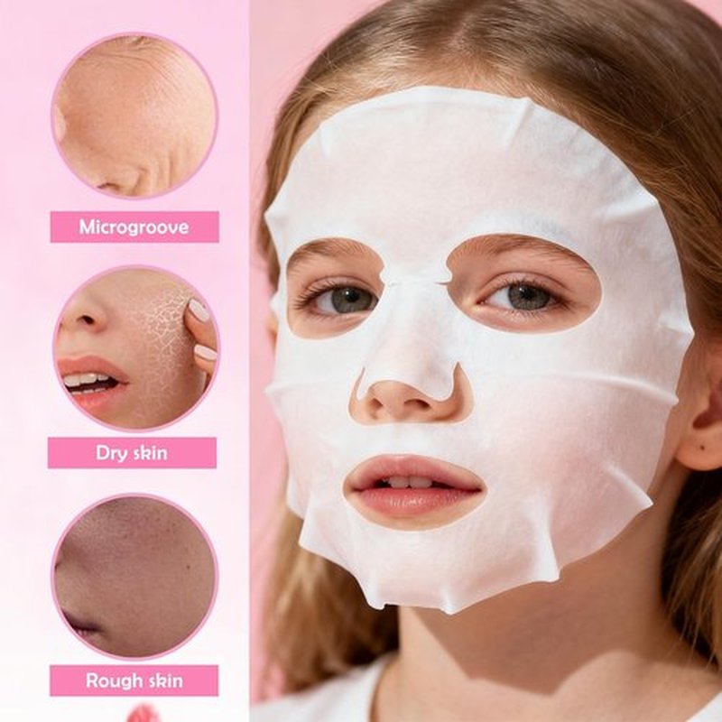 Minfei 12 Pack Fruit Face Mask for Kids, Skin Care for Kids, Kids Face Mask, Moisturizing Face Masks SkinCare, Face Masks Bulk, Kids Face Masks Spa Party Favors for Teens Girls Women, Self Care Gifts