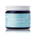 PurO3 Ozonated Jojoba Oil – Pure, Natural, Organic Skincare for Face & Body – Oxygenated Healing Lotion, Moisturizer & Beauty Cream in a Glass Jar – O3 Therapy Salve, 2 oz