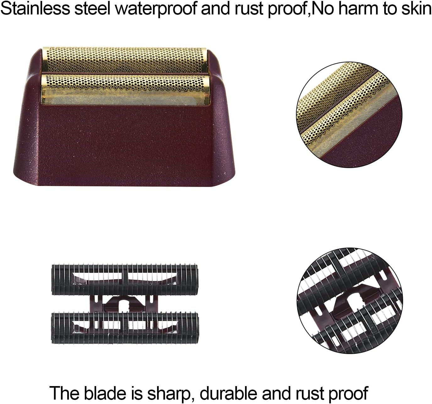 Wahl 5 Star Series Finale Shaver Replacement Foil & Cutter Bar Assembly - Super Close Shave (2 Pack)