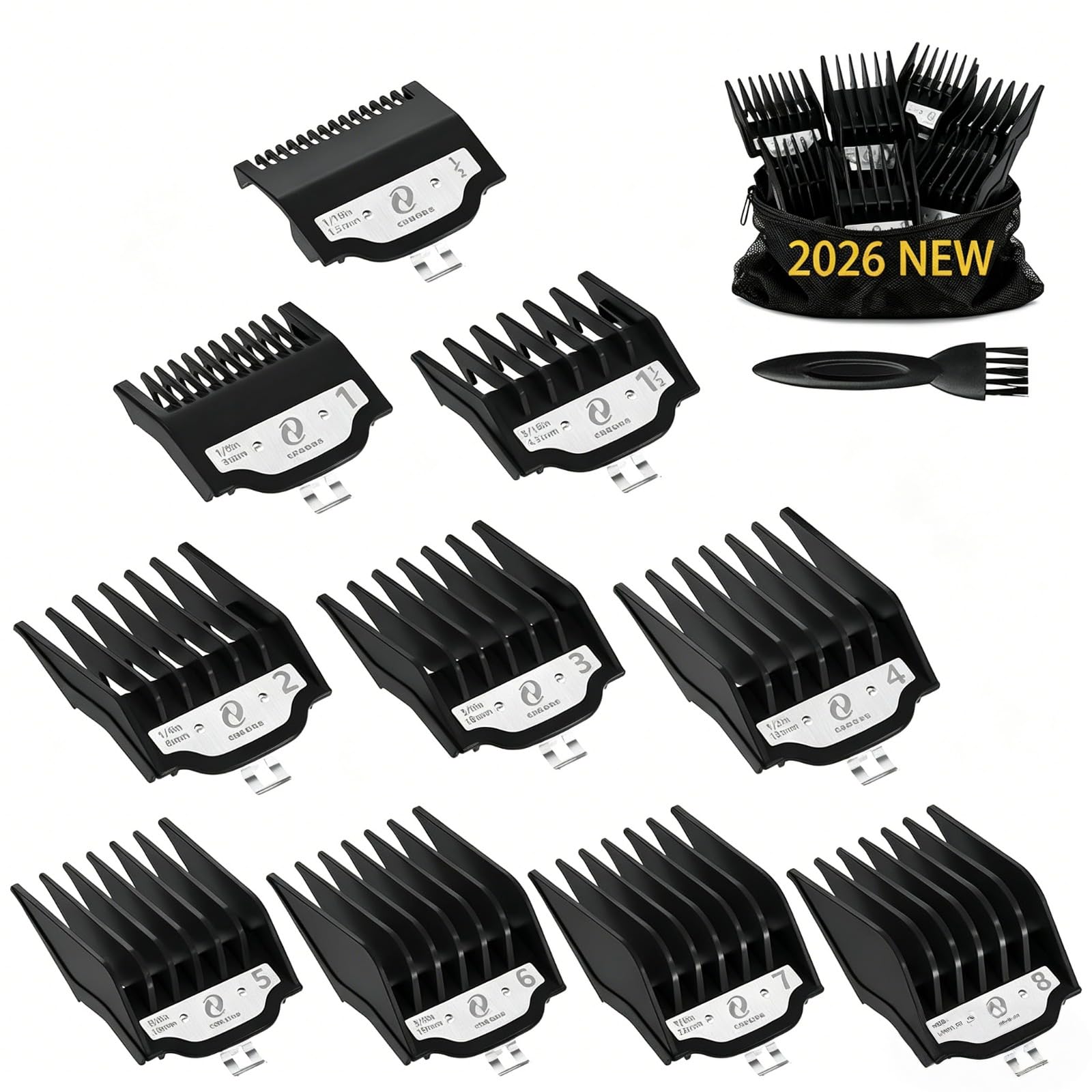 Professional Clipper Bands Compatible with Wahl Clipper Guards Set