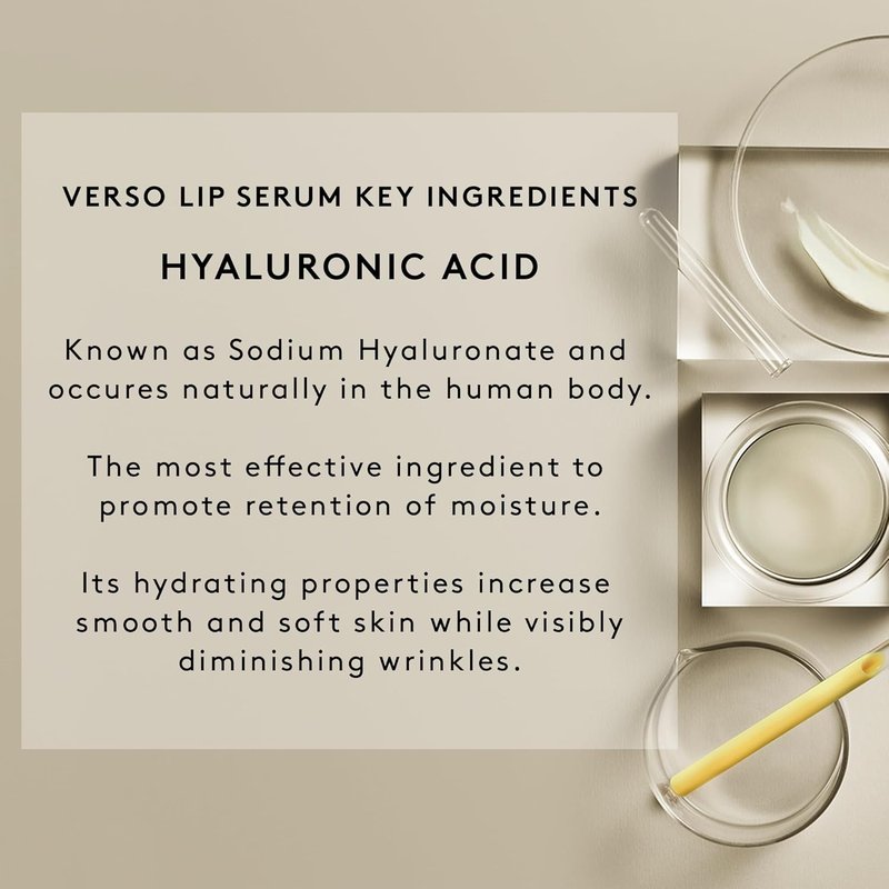 Verso Lip Serum - Hydrating & Nourishing Formula | 0.5 Fl Oz for Soft, Plump Lips