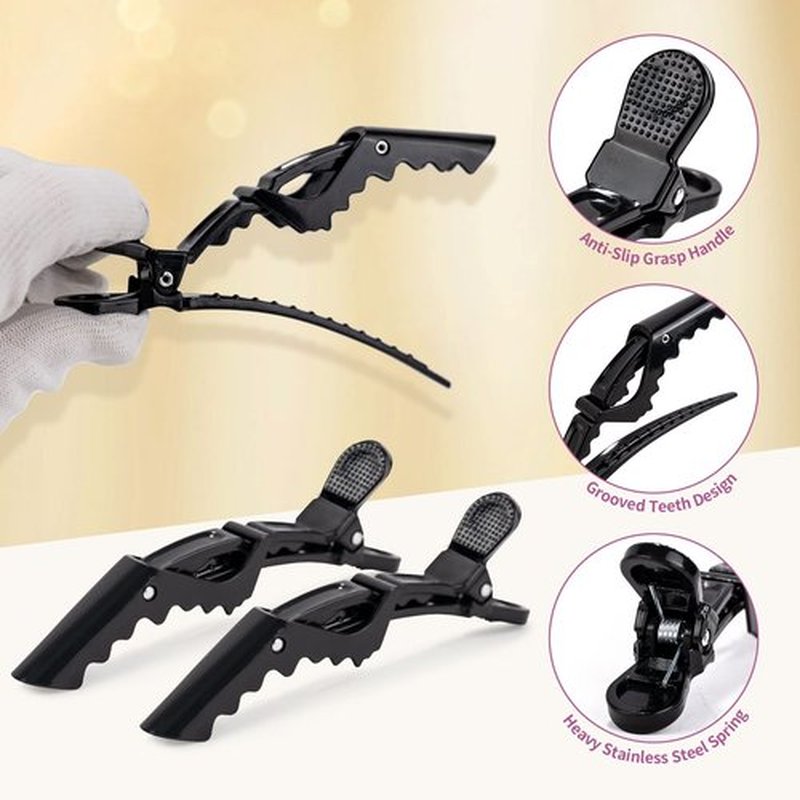 NEWISHTOOL Hair Extension Tool Kit, Micro Links Beading Pliers, Loop Pulling Hook Threader Bead Device Tool and 300 PCS Silicone Beads Hair Styling Accessories, Micro Rings Feather Extension Tools