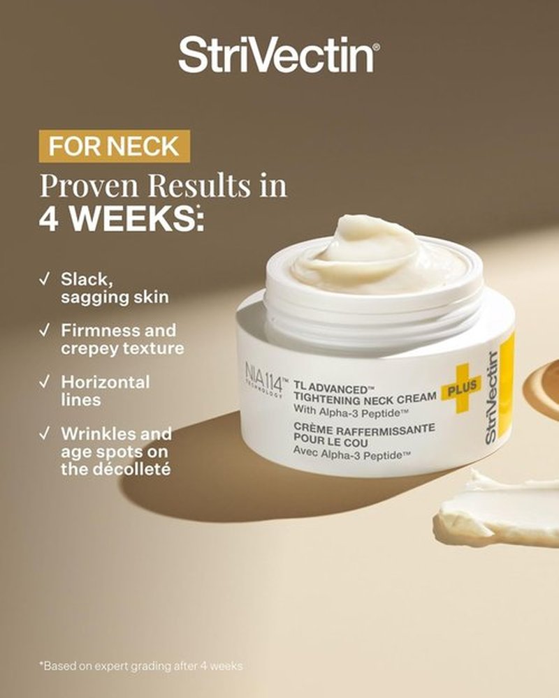 StriVectin Advanced Neck Cream - Tighten & Lift with Alpha-3 Peptides | Smooth Wrinkles & Fine Lines