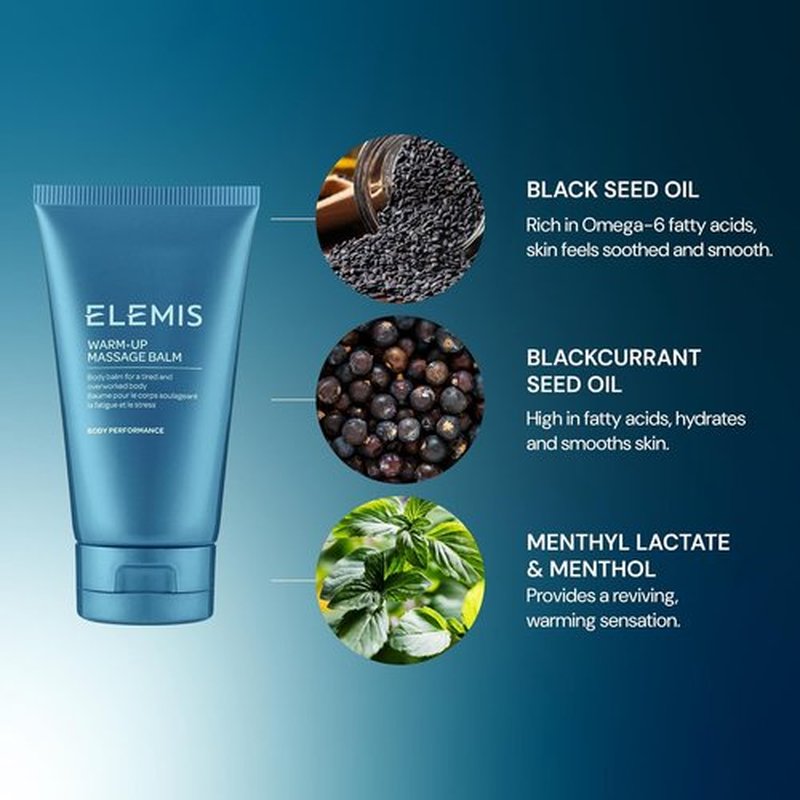 ELEMIS Warm-Up Massage Balm - Soothing Relief for Sore Muscles | 5 Fl. Oz.