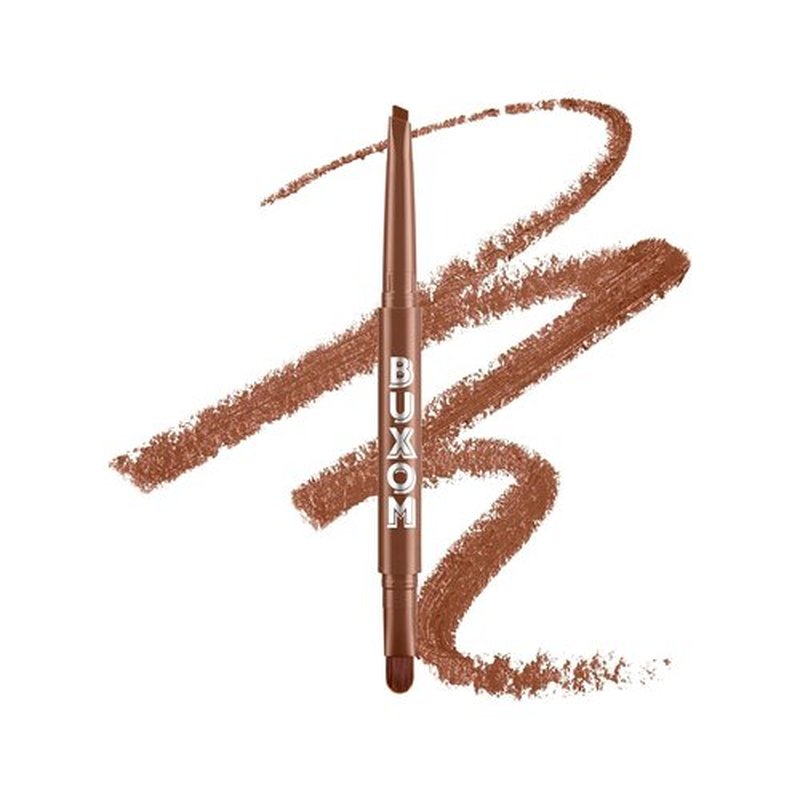 BUXOM Power Line Plumping Lip Liner - Long Lasting Waterproof Pencil with Peptides & Vitamin E, Matte Finish