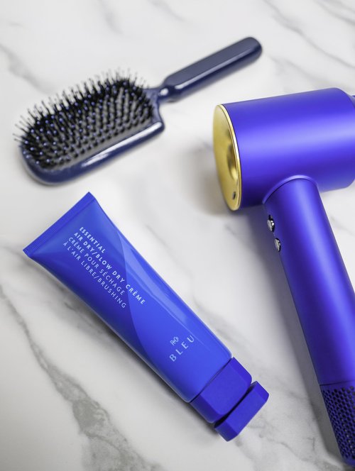 Essential Air Dry Blow Dry Creme | Lightweight Heat Protectant Styling Cream for Frizz Control + Hydration & Shine | Nourishing Hair Smoother for All Hair Types | R+Co BLEU