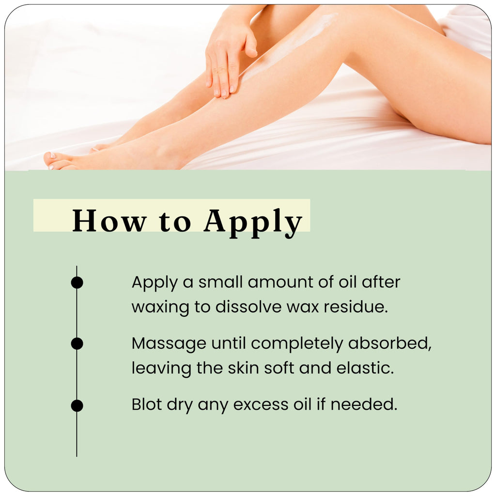 Depileve Oil Cleanser - Azulene Oil - Removes Wax Residue - AfterCare Enriched with Wheat Germ - for All Skin Types - Post Waxing Massage Oil, 7 oz.