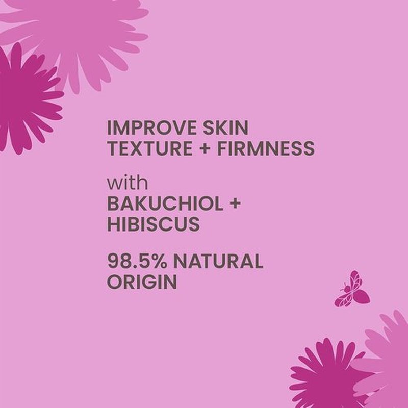 Burt's Bees Firming Collagen Face Serum - Natural Retinol Alternative with Bakuchiol | Anti-Aging Booster (1 oz)