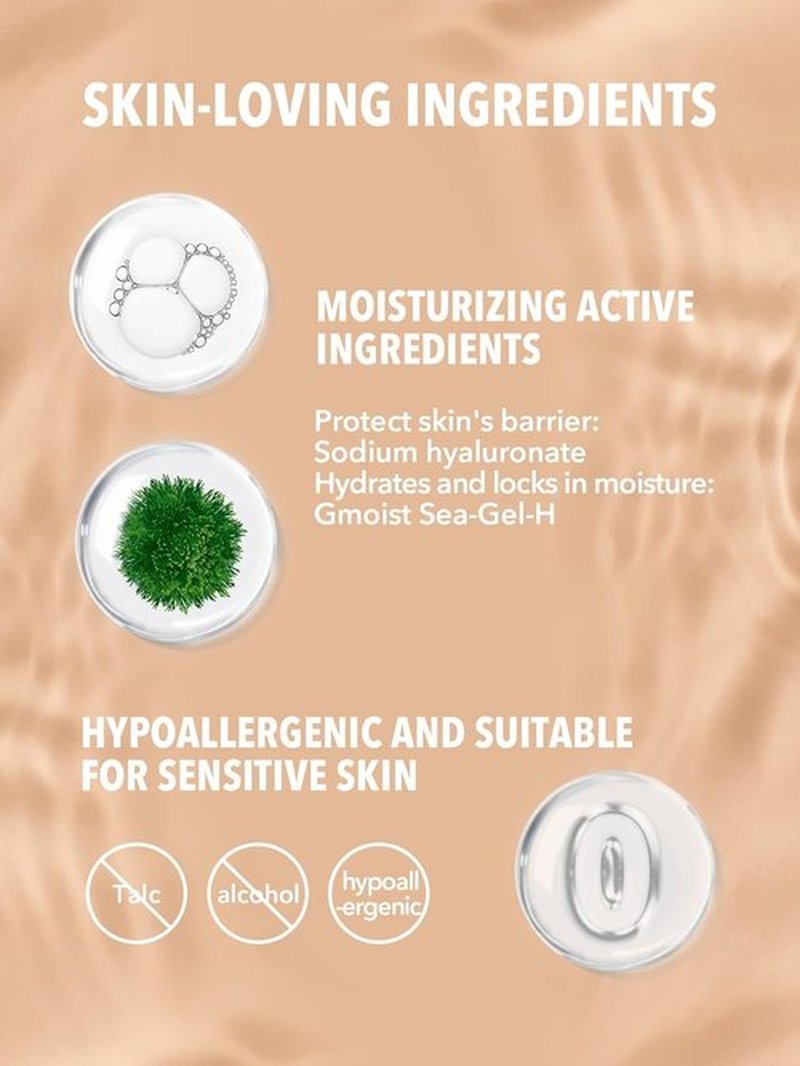 SheGlam Hydrating Cream Foundation Balm - Full Coverage, Long-Lasting Concealer for Dry Skin - Shell