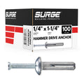 1/4" x 1-1/4" Hammer Drive Nail in Concrete Anchor (Box of 100)