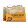 Compass Soap Petoskey Stone - Natural Bar Soap for Men | Gentle Lather & Minimalist Design | 5 oz. Pack of 2