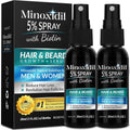 5% Minoxidil for Men Hair, Minoxidil for Women Hair Growth, Minoxidil 5 Percent Hair Regrowth for Men, Minoxidil Spray for Hair and Beard Growth 2PCS