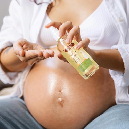 Palmer's Cocoa Butter Formula Massage Oil - Stretch Marks & Pregnancy Skincare | 3.4 Ounces