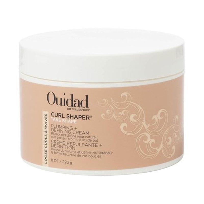 Ouidad Curl Shaper - Plumping Defining Cream 8oz | Volumizing Formula for Loose Waves & Medium Thick Hair