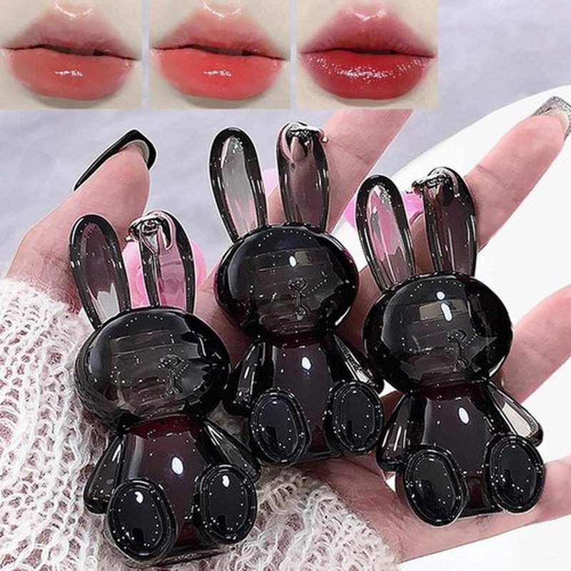 Petansy Rabbit Jelly Lip Gloss Set - Moisturizing, Hydrating, Non-Stick | Plumping Lip Tint & Balm