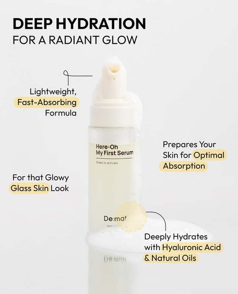 De:maf Welcome Skincare Gift Kit – Bestseller 3-Step Skincare Set for Sensitive Skin & Barrier Care | Travel Size Skincare Gift Set for Mom & Women