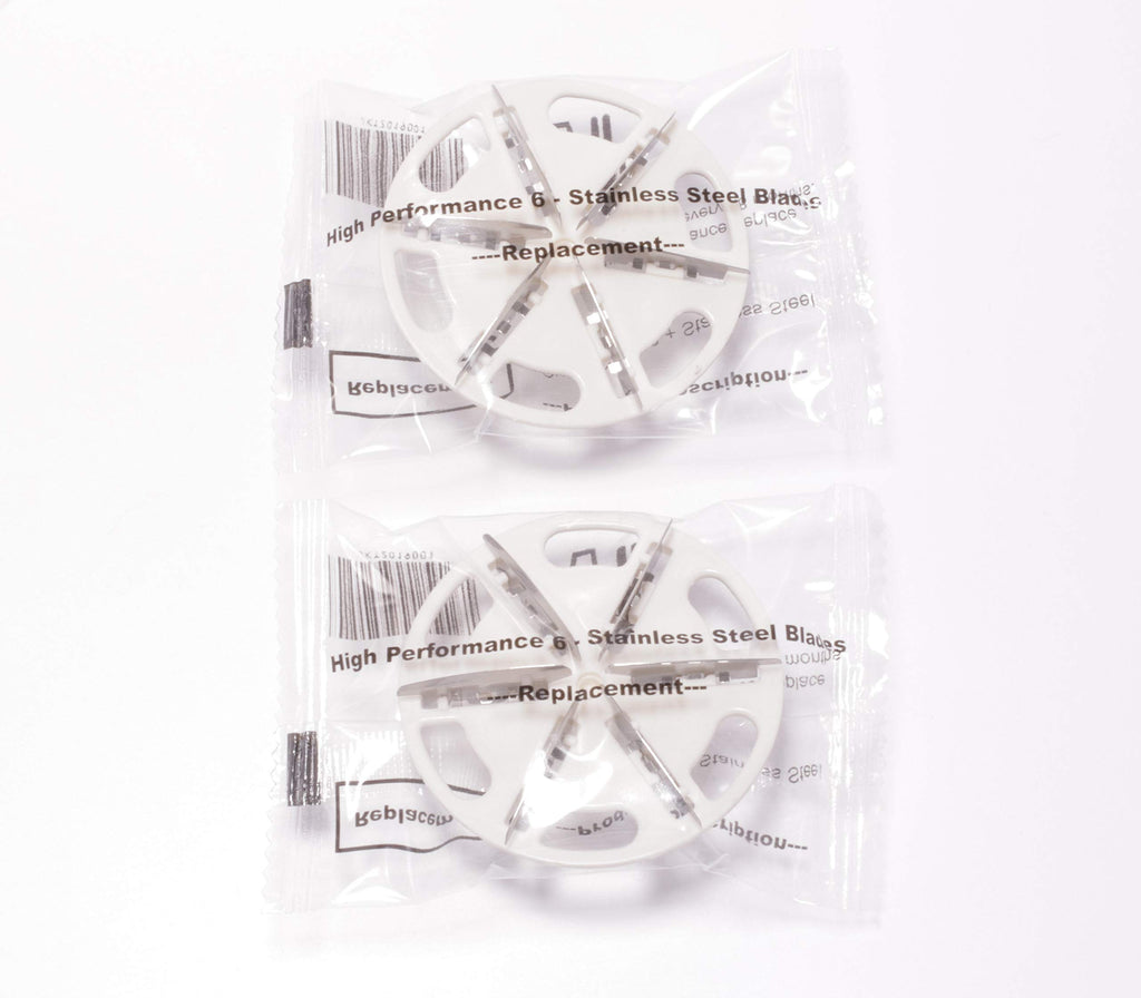 Mugensa Lint Shaver Replacement Blades (Dual Pack), Used to Replace The Blades of Mugensa lint Remover-Best Fuzz Pill Bobble Remover for Fabric Fleece Curtains Clothes